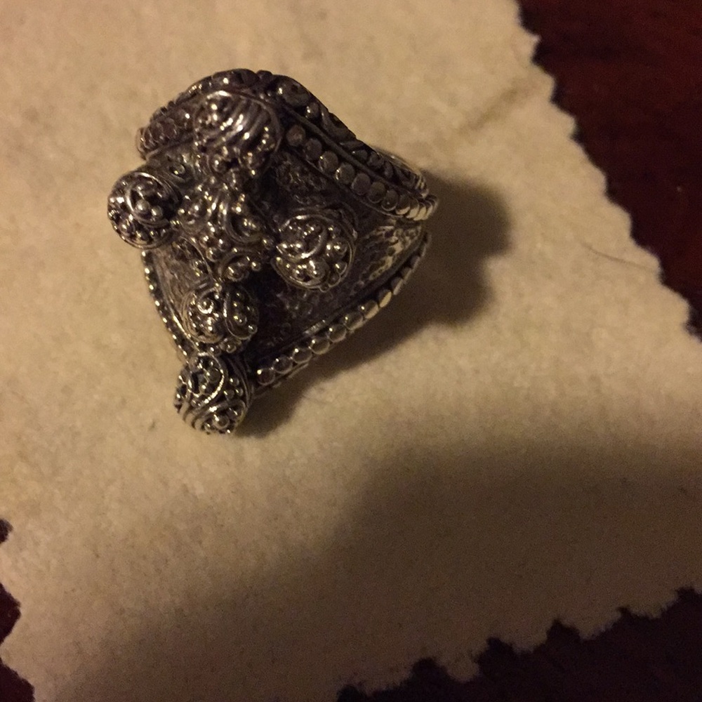 925 SS Cross Ring
